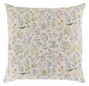 Ružová obliečka na vankúš s kvetmi Aix Wild Flowers - 50*50 cm - Chic Antique