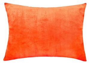 XPOSE® Mikroplyšová obliečka na vankúš - oranžová 50x70 cm