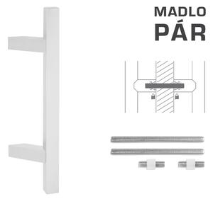MPkovania FT - MADLO kód K31Z 25x25 mm UN pár Rozteč madla: 210 mm, Rozmer profilu madla: 25x25 mm, Dĺžka: 400 mm
