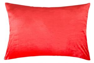 XPOSE® Mikroplyšová obliečka na vankúš - červená 70x90 cm