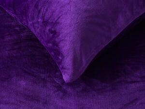 XPOSE® Mikroplyšové obliečky JORGA Exclusive - tmavo fialové