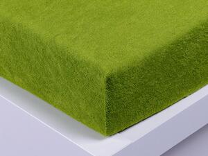 XPOSE® Froté plachta Exclusive - zelená 180x200 cm