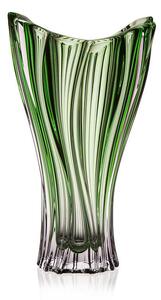 Bohemia Crystal Váza Plantica 8KG970/72T62/320mm - zelená