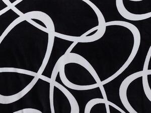 XPOSE® Mikroplyšové obliečky KIRSTY DUO Exclusive - čierne/sivé