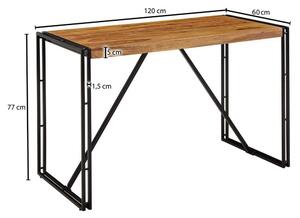 Písací Stôl Z Masívneho Dreva Š: 120cm