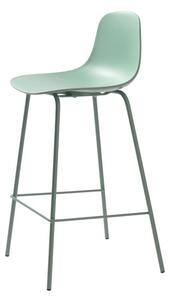Barová stolička Unique Furniture WHITBY zelená plast 42021090