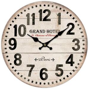 Drevené hodiny Grand Hotel