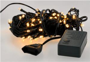 BERGE LED vianočné osvetlenie reťaz 100 LED - 8,5m - teplá biela