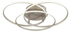 GLOBO 67355-40N KOMBOS stropné svietidlo D456mm LED 40W 4680/3520lm 4000K nikel