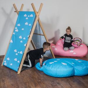 SakyPaky sedací vak Mráčik azúrová