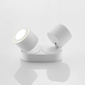 Lindby Lowie bodové LED svetlo 2-plameňové biele
