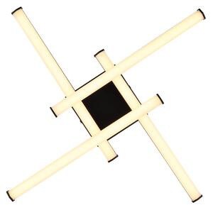 GLOBO 67342-24 KIRINA stropné svietidlo LED 24W 2490/1470lm 3000K čierna, opálová