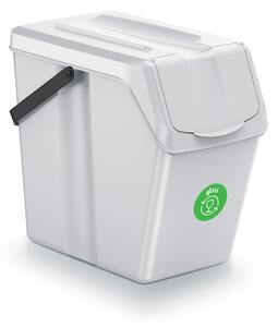 Odpadkový kôš na triedený odpad (4 ks) ISWB25S4 25 l - popolavá