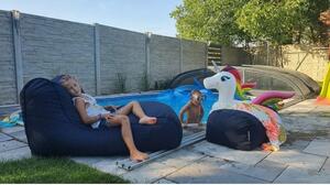 SakyPaky Plážo outdoor sedací vak béžová