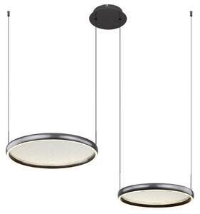 GLOBO 67186-50 BRIGGS závesné svietidlo LED 50W 6500/1000lm 2700-6000K čierna, diaľkový ovládač