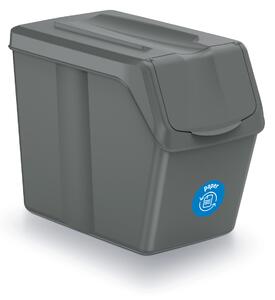 Odpadkový kôš na triedený odpad (3 ks) ISWB20S3 20 l - sivý kameň