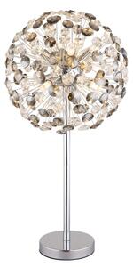 GLOBO 64135TC KATRINA stolná lampa V650mm 8xG9 3,5W/350lm 3000K chrómová, dymová