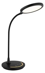 GLOBO 58483 KENNY stolové svietidlo LED 12W 1050/520lm 3000-5700K čierna adapter incl