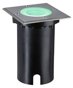 Bodové svetlá Paulmann, Floor, stmievateľné, Metalická, Hliník