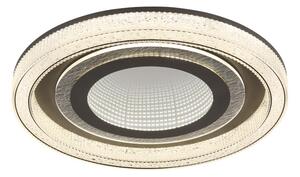 GLOBO 48557-48 ALSUNA stropné svietidlo D480mm LED 48W 6000/2160lm 2700-6000K antracitová, krištáľový efekt, diaľkový ovládač