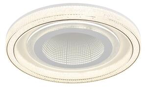 GLOBO 48557-48W ALSUNA stropné svietidlo D480mm LED 48W 6000/2640lm 2700-6000K biela, krištáľový efekt, diaľkový ovládač