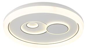 GLOBO 48470 RUIZ I stropné svietidlo D490mm LED 36W 4090/2686lm 3000+4000+6500K biela