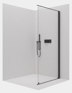 CERANO - Sprchové dvere krídlové Porte - čierna / transparentná - 80x195 cm