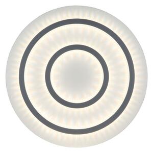 GLOBO 48042-60W JAYDEN stropné svietidlo D550mm LED 60W 9100/2100lm 3000-6500K biela, šedá, krištáľový efekt, časovač, diaľkový ovládač
