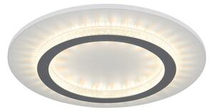 GLOBO 48042-24W JAYDEN stropné svietidlo D350mm LED 24W 3300/920lm 3000+4000+6500K biela, krištáľový efekt