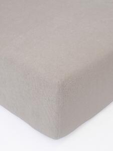 Froté plachta do postieľky 60 × 120 cm - cappuccino