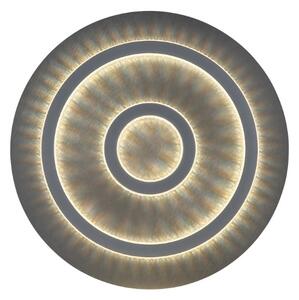GLOBO 48042-40A JAYDEN stropné svietidlo D450mm LED 40W 4700/1300lm 3000-6500K čierna, šedá, krištáľový efekt, časovač, diaľkový ovládač