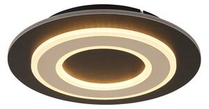 GLOBO 48032A-24 JAYDEN stropné svietidlo D320mm LED 24W 2100/710lm 3000K čierna, tmavohnedá
