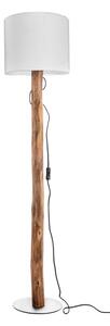 GLOBO 40210146X NORIN stojacia lampa V1400mm 1xE27 drevo, biela