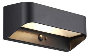 Nordlux - LED solárne svietidlo so senzorom MARCELLIO LED/5W/5V IP54 čierne