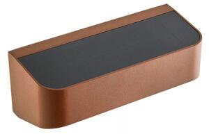 Nordlux - LED solárne svietidlo so senzorom MARCELLIO LED/5W/5V IP54 hnedá