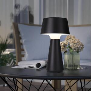 Eglo 75796-LED vonkajšia nabíjateľná stolná lampa SCORRANO LED/3W/230V 2000mAh IP44 čierna