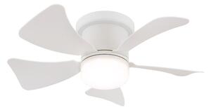 GLOBO 03609W HINES stropný ventilátor so svetlom D406mm LED 10W 900/750lm 3000-6500K biela, časovač, diaľkový ovládač