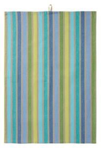 Bavlnená utierka Multicoloured Stripes Blue