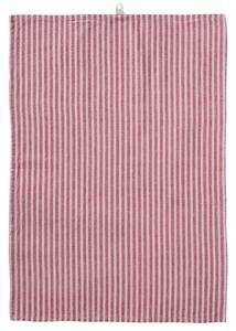 Bavlnená utierka Linea Raspberry / Light pink 50 × 70 cm