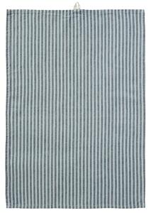 Bavlnená utierka Linea Grey / Turquoise 50 × 70 cm