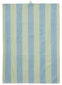 Bavlnená utierka Linus Light Green / Blue 50 × 70 cm