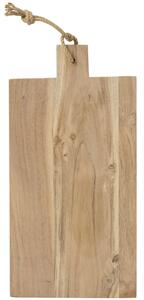 Drevená doska na krájanie Accacia Wood / Rope handle Large