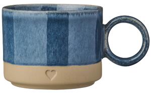 Kameninový hrnček Heart Blue Matt 290 ml