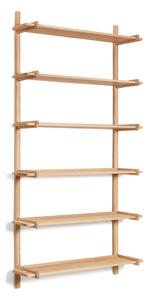 Modulárny policový systém z dubového dreva v prírodnej farbe 110x202 cm Sitra – Kave Home