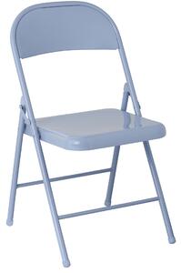 Skladacia stolička Metal Light Blue