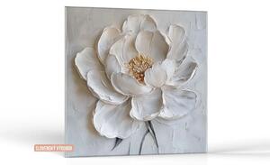 Karlsdesign.sk - Obraz na stenu | Elegancia bieleho kvetu - 30x30