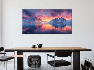 Karlsdesign.sk - Obraz na stenu | Polárna ranná žiara - 20x40