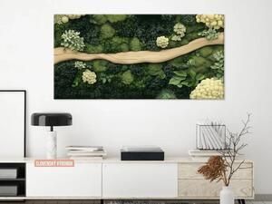Karlsdesign.sk - Drevený obraz na stenu | Lesná línia dreva - 20x40