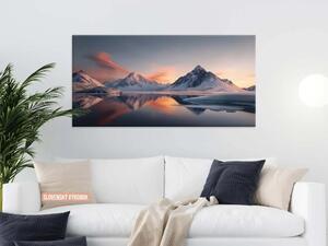 Karlsdesign.sk - Drevený obraz | Ľadové ticho rán - 20x40