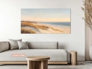 Karlsdesign.sk - Drevený obraz | Tichá piesočná pláž - 20x40